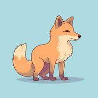 Fuchs Vektor süß Fuchs Karikatur Symbol