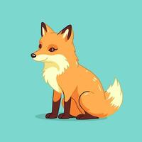 Fuchs Vektor süß Fuchs Karikatur Symbol