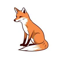 Fuchs Vektor süß Fuchs Karikatur Symbol