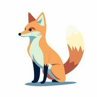 Fuchs Vektor süß Fuchs Karikatur Symbol