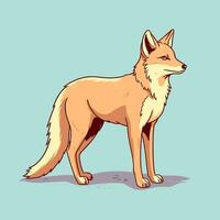 Fuchs Vektor süß Fuchs Karikatur Symbol