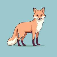 Fuchs Vektor süß Fuchs Karikatur Symbol