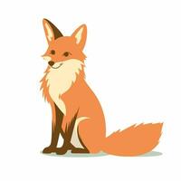 Fuchs Vektor süß Fuchs Karikatur Symbol