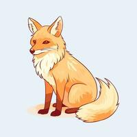 Fuchs Vektor süß Fuchs Karikatur Symbol