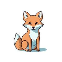 Fuchs Vektor süß Fuchs Karikatur Symbol