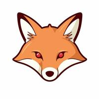 Fuchs Vektor süß Fuchs Karikatur Symbol