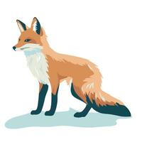 Fuchs Vektor süß Fuchs Karikatur Symbol