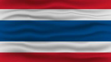 thailändisch Flagge winken. Vektor Hintergrund zum Banner Design. Vektor Illustration.