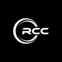 rcc logotyp design, inspiration för en unik identitet. modern elegans och kreativ design. vattenmärke din Framgång med de slående detta logotyp. vektor