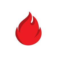 modern Feuer Flamme Logo Vektor Symbol