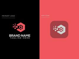 Brief-Logo-Design vektor