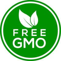 kostenlos gmo Vektor Logo oder Symbol, Grün Hintergrund kostenlos gmo Logo