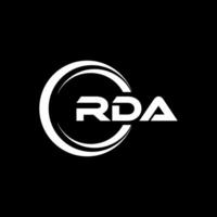 rda logotyp design, inspiration för en unik identitet. modern elegans och kreativ design. vattenmärke din Framgång med de slående detta logotyp. vektor