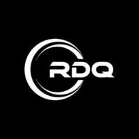 rdq Logo Design, Inspiration zum ein einzigartig Identität. modern Eleganz und kreativ Design. Wasserzeichen Ihre Erfolg mit das auffällig diese Logo. vektor