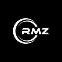 rmz logotyp design, inspiration för en unik identitet. modern elegans och kreativ design. vattenmärke din Framgång med de slående detta logotyp. vektor