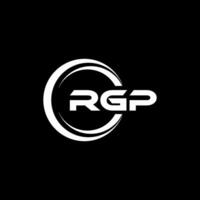 rgp logotyp design, inspiration för en unik identitet. modern elegans och kreativ design. vattenmärke din Framgång med de slående detta logotyp. vektor