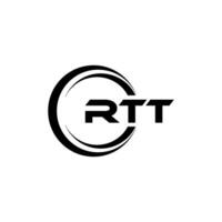 rtt Logo Design, Inspiration zum ein einzigartig Identität. modern Eleganz und kreativ Design. Wasserzeichen Ihre Erfolg mit das auffällig diese Logo. vektor
