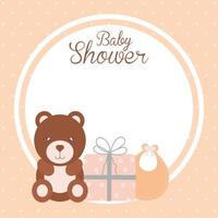 baby shower design vektor