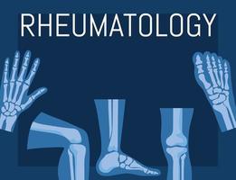 Rheumatologie Knochen Poster vektor