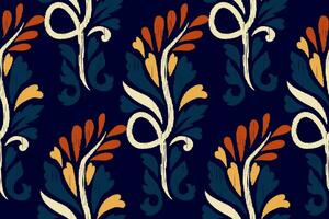ikat etnisk orientalisk sömlös mönster traditionell. design för kläder, tyg, matta, tapeter, textur, inslagning vektor