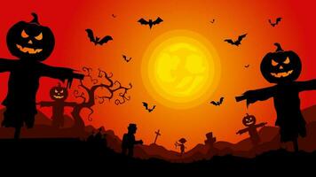 Lycklig halloween baner bakgrund. vektor illustration.