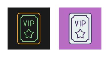 VIP-Pass-Vektor-Symbol vektor