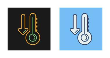 Vektorsymbol für niedrige Temperatur vektor
