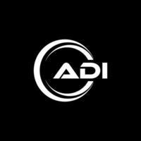 adi logotyp design, inspiration för en unik identitet. modern elegans och kreativ design. vattenmärke din Framgång med de slående detta logotyp. vektor