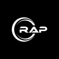 rap logotyp design, inspiration för en unik identitet. modern elegans och kreativ design. vattenmärke din Framgång med de slående detta logotyp. vektor