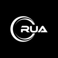 rua logotyp design, inspiration för en unik identitet. modern elegans och kreativ design. vattenmärke din Framgång med de slående detta logotyp. vektor