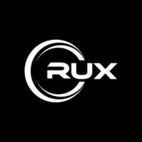 Rux Logo Design, Inspiration zum ein einzigartig Identität. modern Eleganz und kreativ Design. Wasserzeichen Ihre Erfolg mit das auffällig diese Logo. vektor