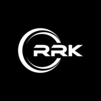rrk Logo Design, Inspiration zum ein einzigartig Identität. modern Eleganz und kreativ Design. Wasserzeichen Ihre Erfolg mit das auffällig diese Logo. vektor