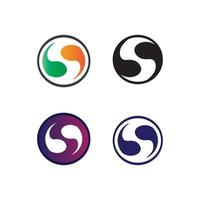 s logo font business corporate s brief logo für identität vektor