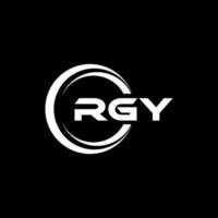 rgy logotyp design, inspiration för en unik identitet. modern elegans och kreativ design. vattenmärke din Framgång med de slående detta logotyp. vektor