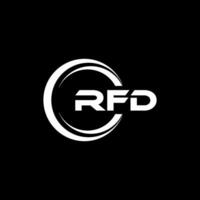 rfd Logo Design, Inspiration zum ein einzigartig Identität. modern Eleganz und kreativ Design. Wasserzeichen Ihre Erfolg mit das auffällig diese Logo. vektor