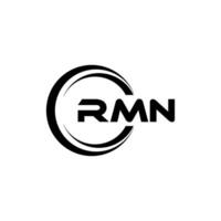 rmn Logo Design, Inspiration zum ein einzigartig Identität. modern Eleganz und kreativ Design. Wasserzeichen Ihre Erfolg mit das auffällig diese Logo. vektor