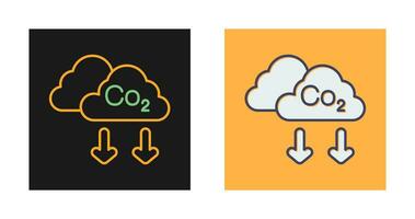 co2 vektor ikon