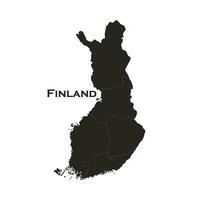 Finnland Karte Symbol vektor