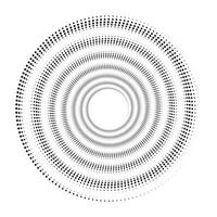 prickad spiral cirkel, halvton spiral vektor illustration.