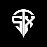 stx Brief Logo Design. stx kreativ Monogramm Initialen Brief Logo Konzept. stx einzigartig modern eben abstrakt Vektor Brief Logo Design.