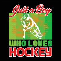 hockey t-shirt fri grafisk design vektor