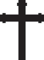 Stechpalme Kreuz Symbol vektor