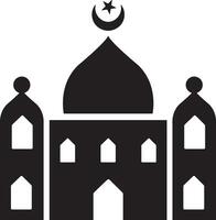 Moschee-Symbol-Vektor-Illustration vektor