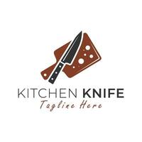 Kochen Messer Vektor Illustration Logo