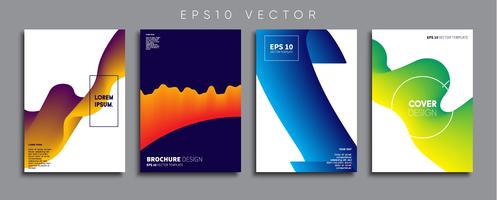 Minimale Vector-Cover-Designs. Zukünftige Plakatschablone. vektor