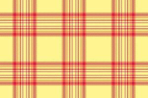 Plaid Vektor Stoff von Textil- Muster Hintergrund mit ein nahtlos Textur Tartan überprüfen.