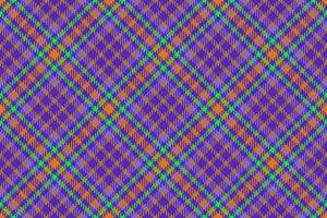 Hintergrund Muster Textil- von nahtlos Plaid Tartan mit ein Vektor Stoff prüfen Textur.