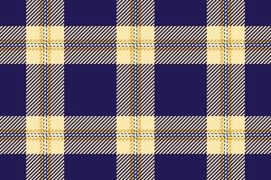 Tartan Textil- Stoff von Textur Plaid Vektor mit ein Hintergrund Muster nahtlos überprüfen.