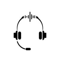 Headset Symbol, Headset Logo. Vektor Illustration Logo Vorlage zum viele Zweck. isoliert auf Weiß Hintergrund