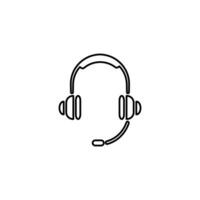 Headset Symbol, Headset Logo. Vektor Illustration Logo Vorlage zum viele Zweck. isoliert auf Weiß Hintergrund